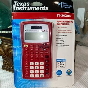 Texas Instruments Red TI-30XIIS Calculator